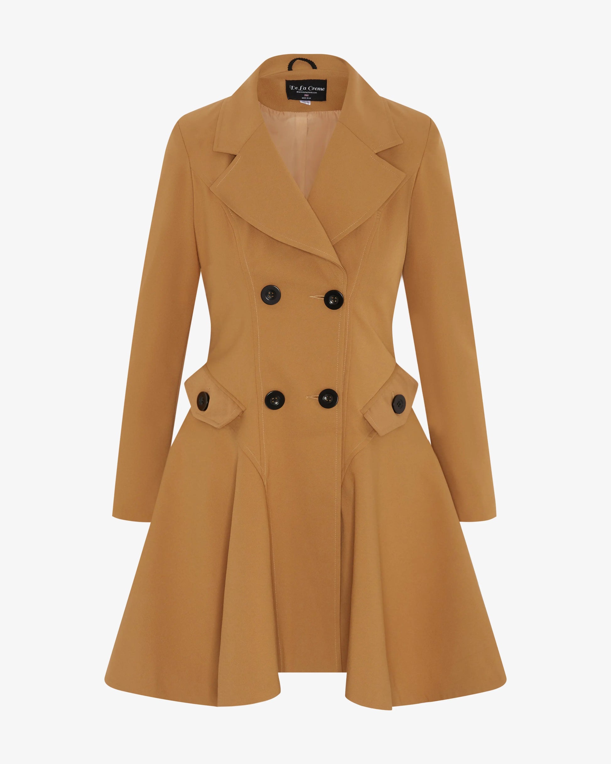 Spring/Summer Double Breasted Skater Coat (1102-SP) De La Creme