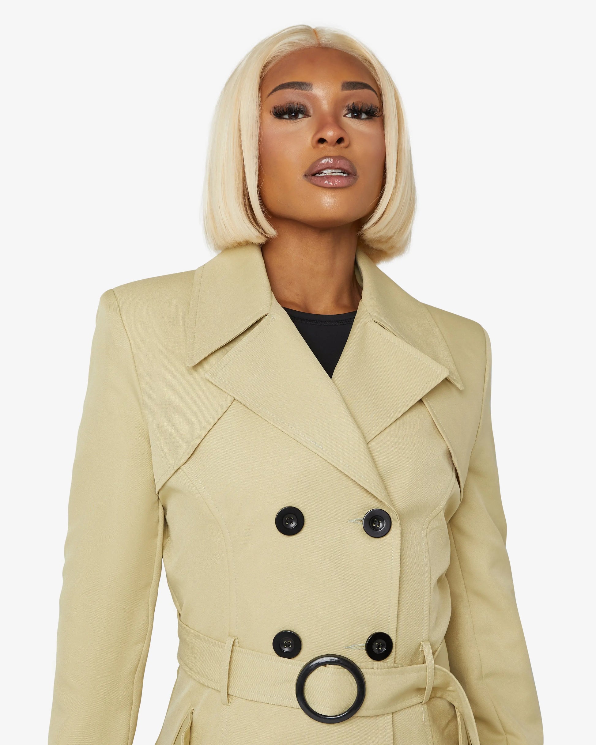 Spring/Summer Double Breasted Trench Mac Coat (1201-SP) De La Creme