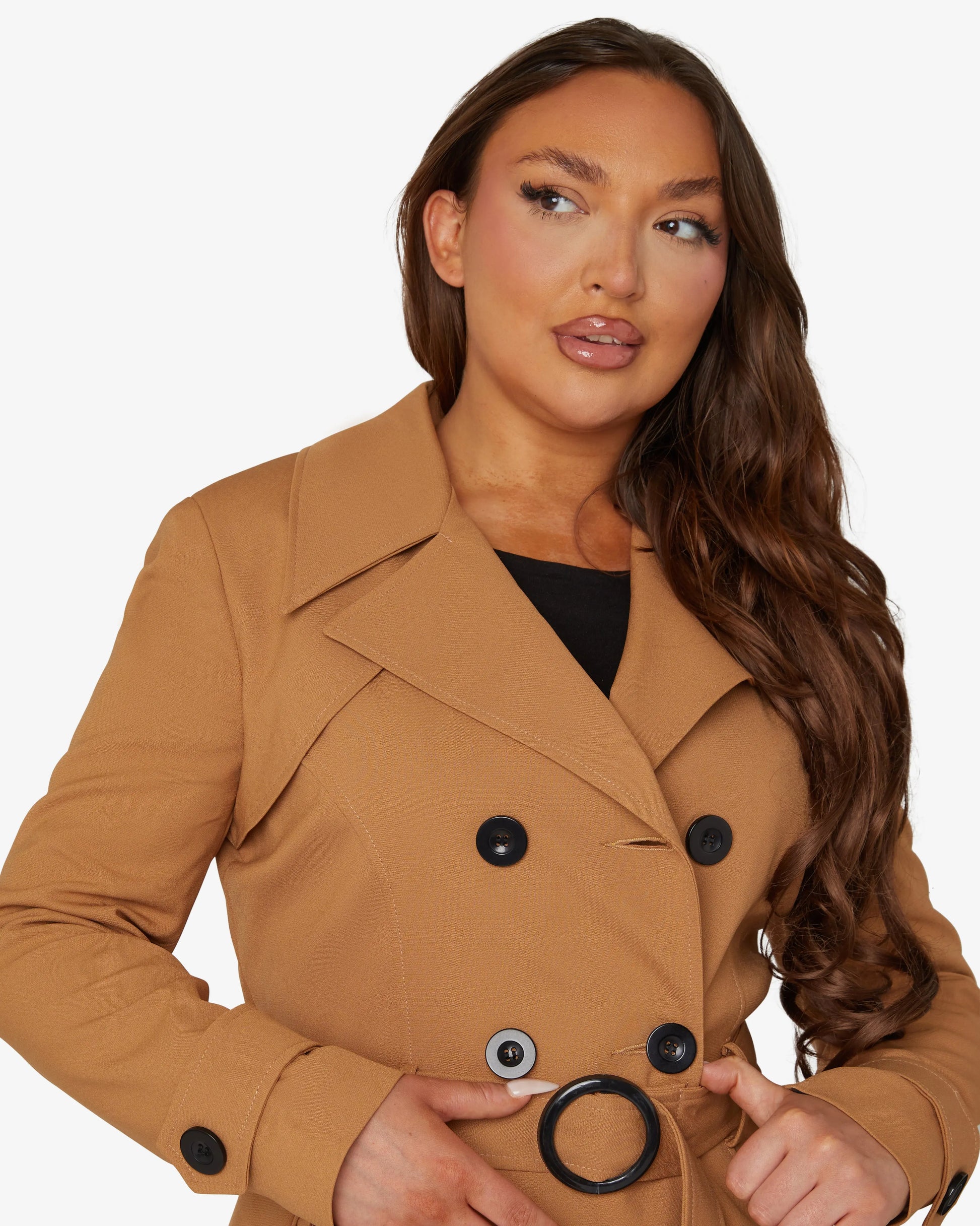 Spring/Summer Double Breasted Trench Mac Coat (1201-SP) De La Creme