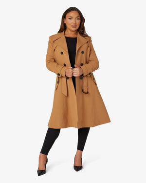 Spring/Summer Double Breasted Trench Mac Coat (1201-SP) De La Creme