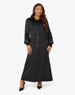 Spring/Summer Single Breasted Longline Collared Mac Coat (1204-SP) De La Creme