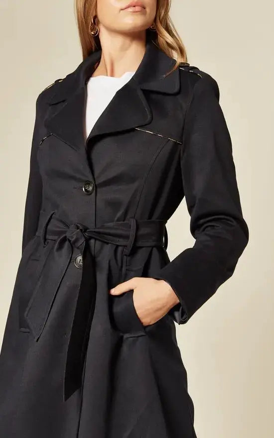 Spring/Summer Lightweight Military Duster Trench Coat De La Creme