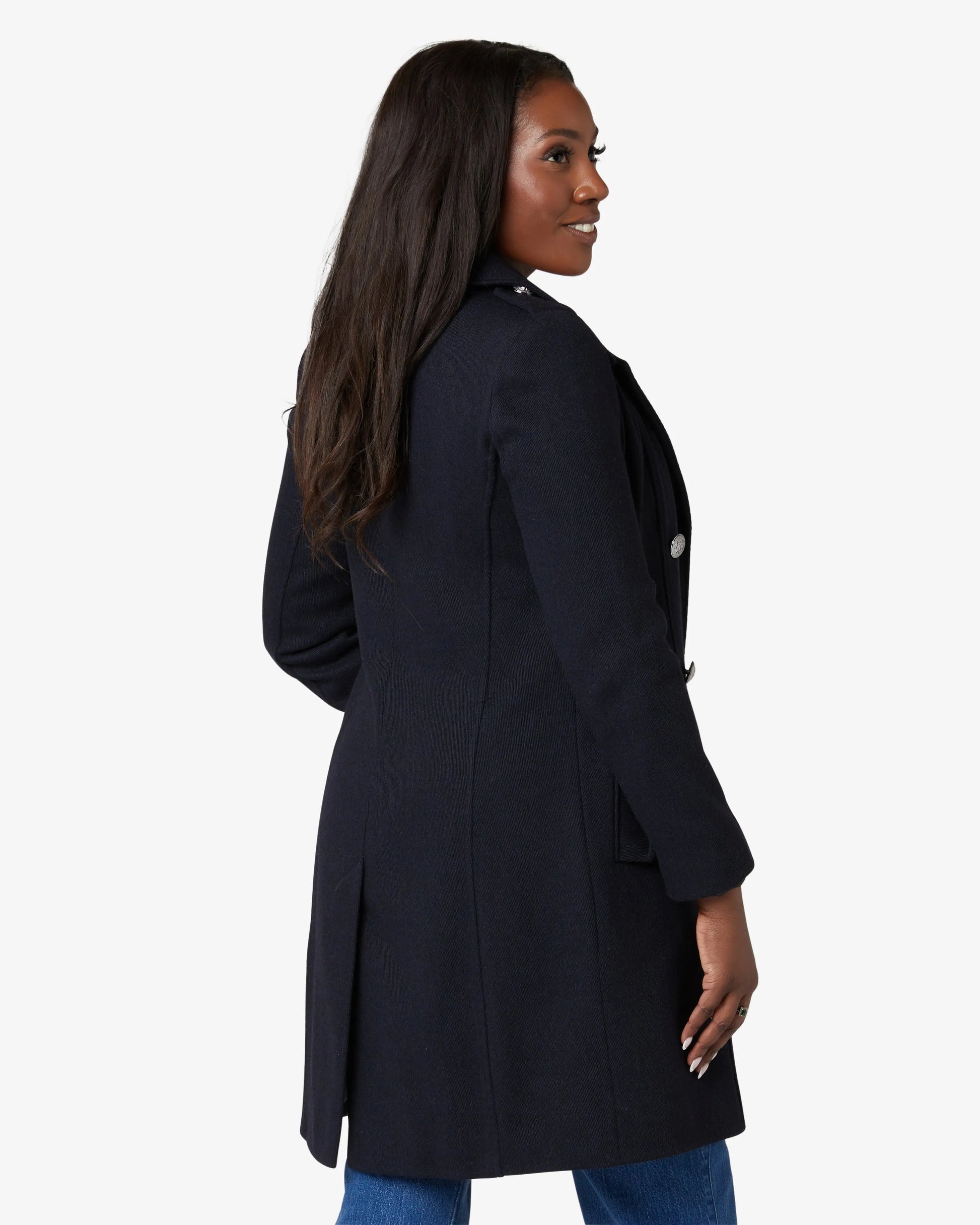 Double Breasted Twill Military Coat (1908) De La Creme
