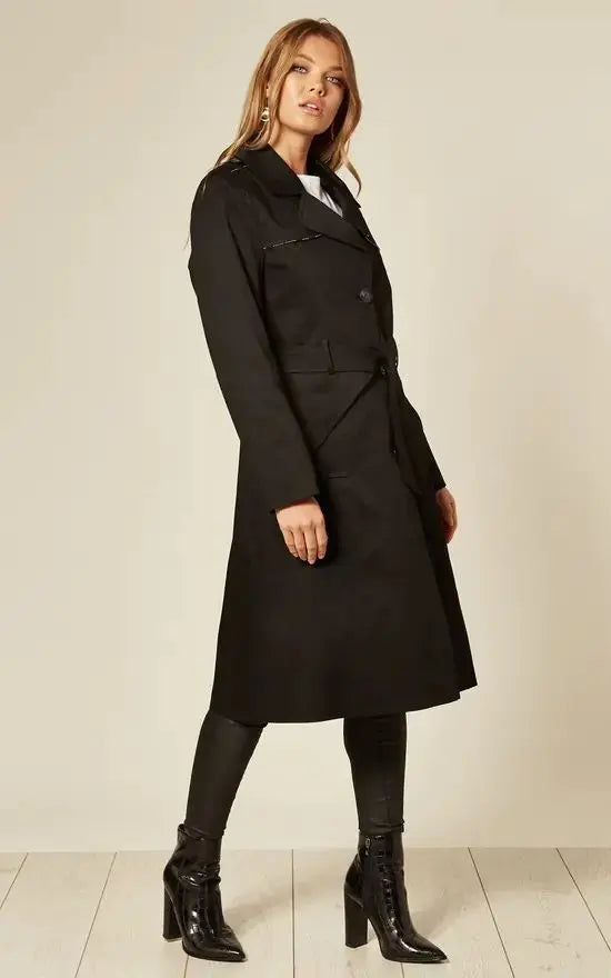 Spring/Summer Lightweight Military Duster Trench Coat De La Creme
