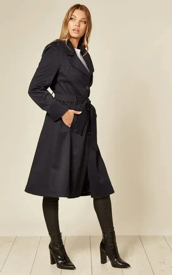 Spring/Summer Lightweight Military Duster Trench Coat De La Creme