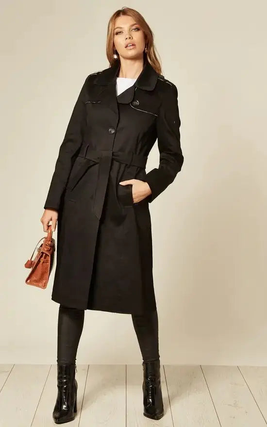 Spring/Summer Lightweight Military Duster Trench Coat De La Creme