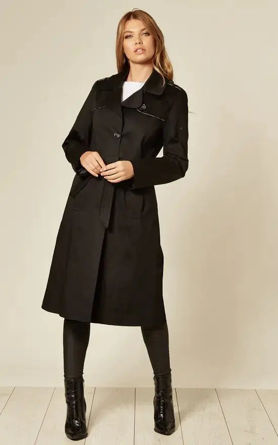 Spring/Summer Lightweight Military Duster Trench Coat De La Creme