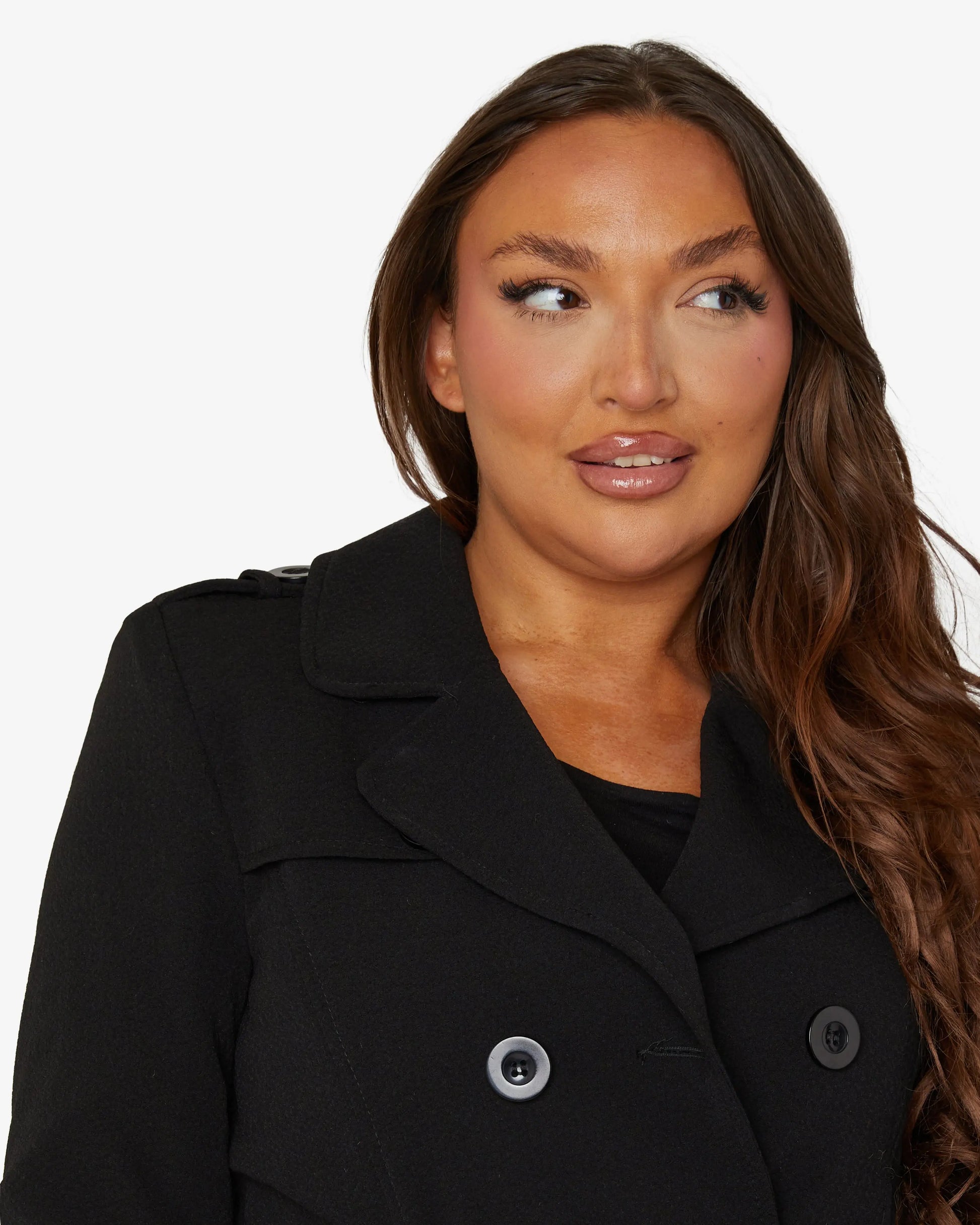 Spring/Summer Military Double Breasted Trench Coat (9049-SP) De La Creme