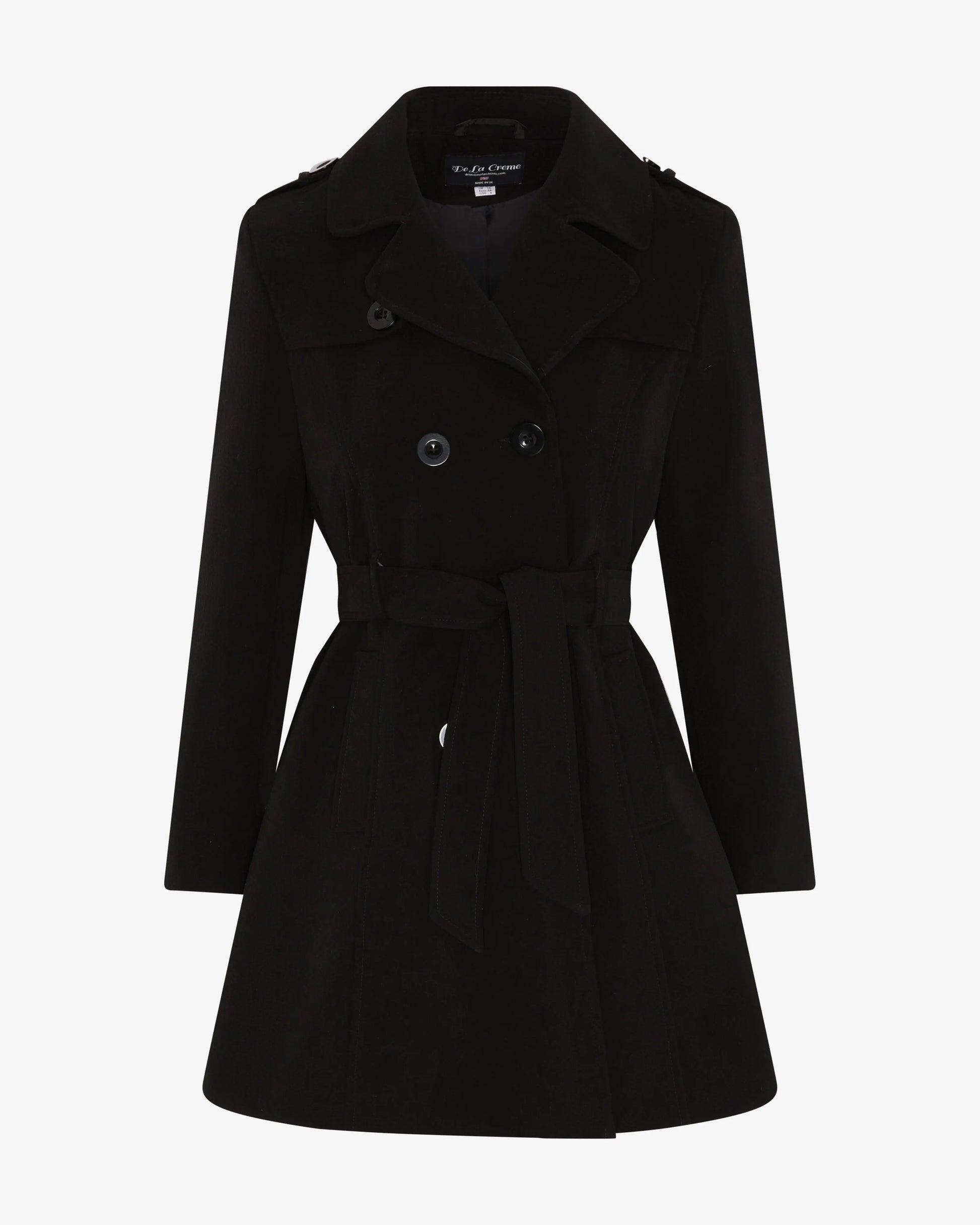 Spring/Summer Military Double Breasted Trench Coat (9049-SP) De La Creme