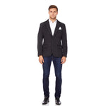 De La Creme MAN - Wool Blend Velvet Trim Formal/Casual Blazer De La Creme MAN