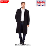 De La Creme MAN - Wool & Cashmere Long Formal Undertaker Security Overcoat