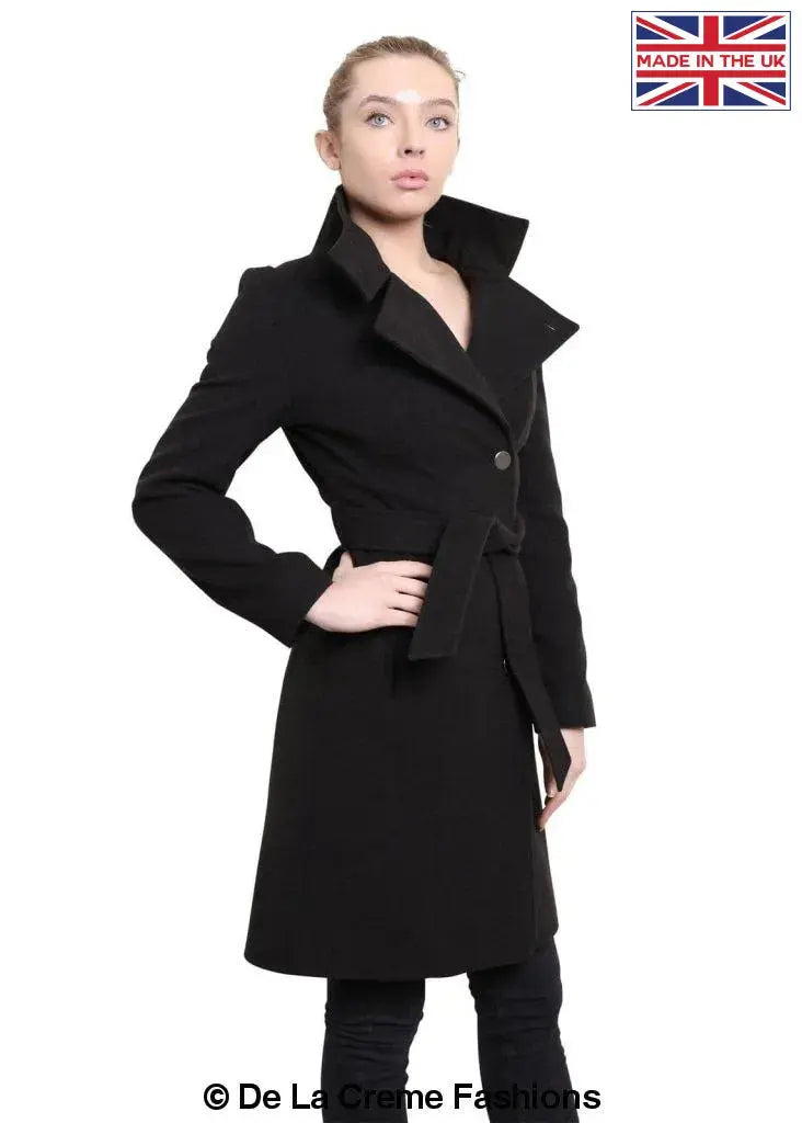 De La Creme - Womens Hip Length Keep It Simple Coat