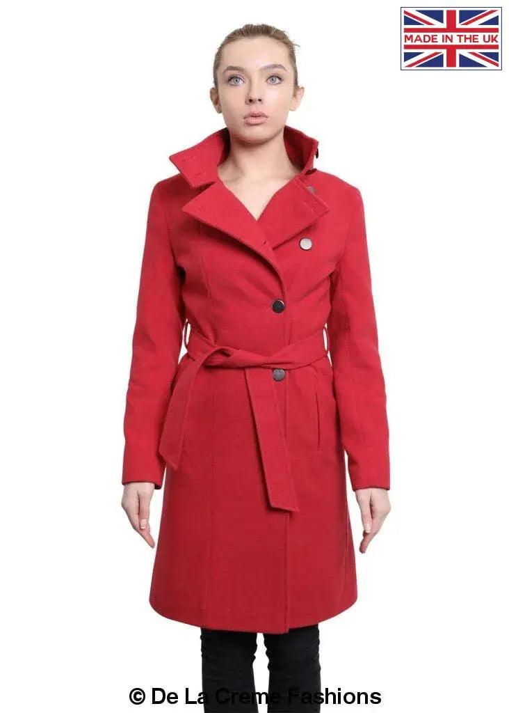 De La Creme - Womens Hip Length Keep It Simple Coat