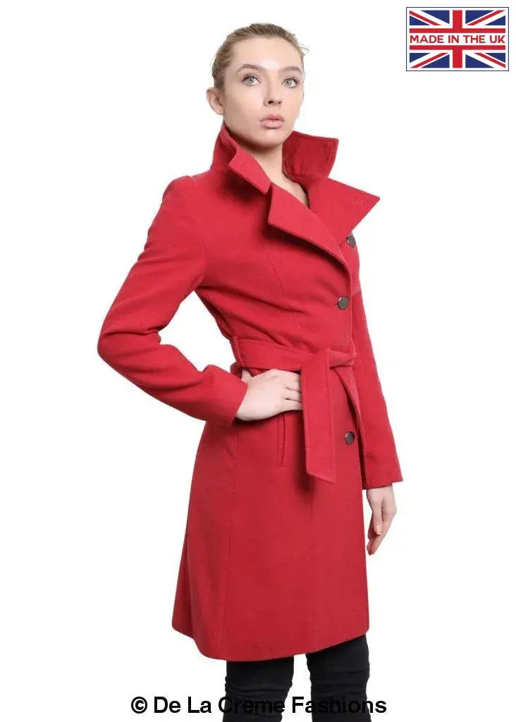 De La Creme - Womens Hip Length Keep It Simple Coat