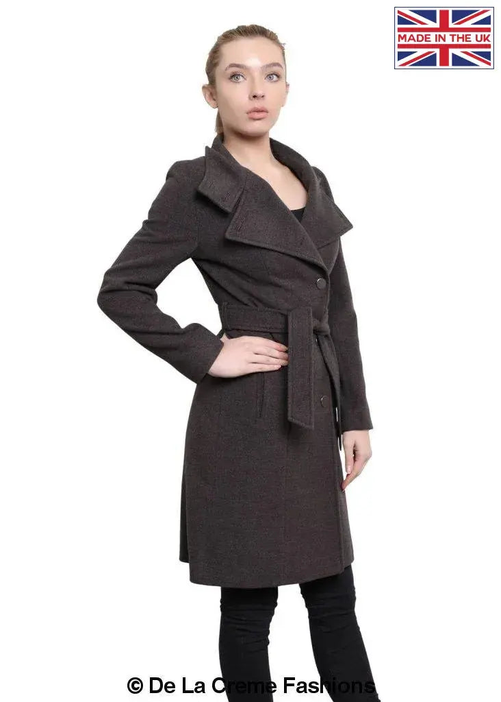 De La Creme - Womens Hip Length Keep It Simple Coat