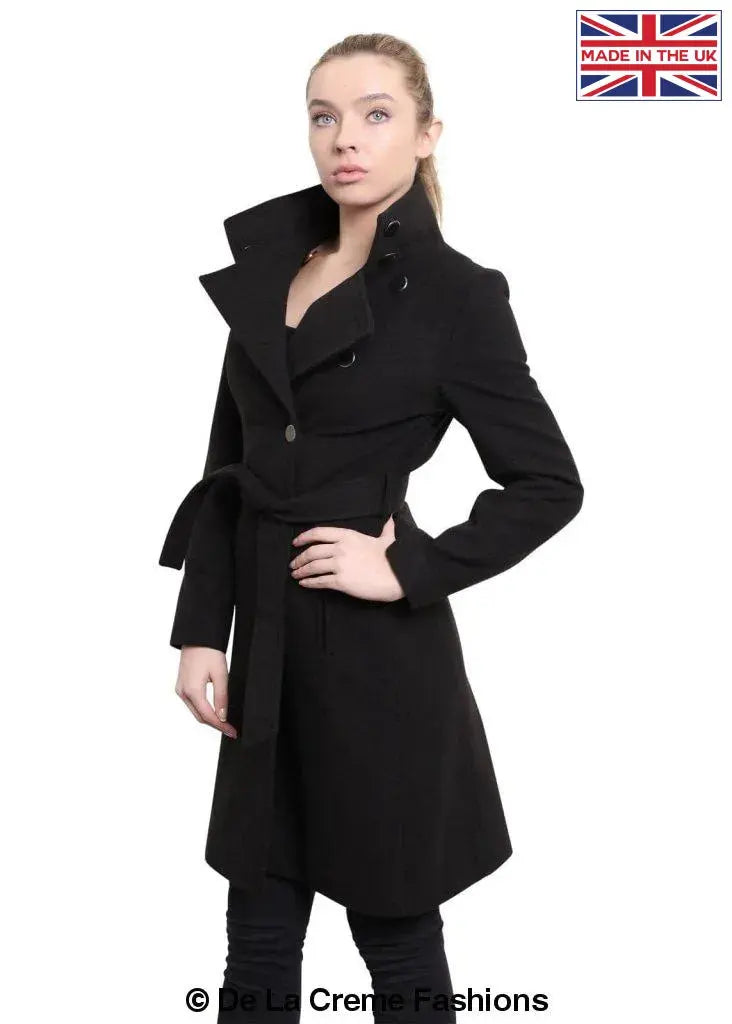 De La Creme - Womens Hip Length Keep It Simple Coat