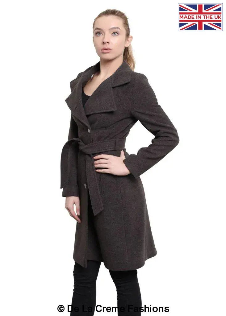 De La Creme - Womens Hip Length Keep It Simple Coat