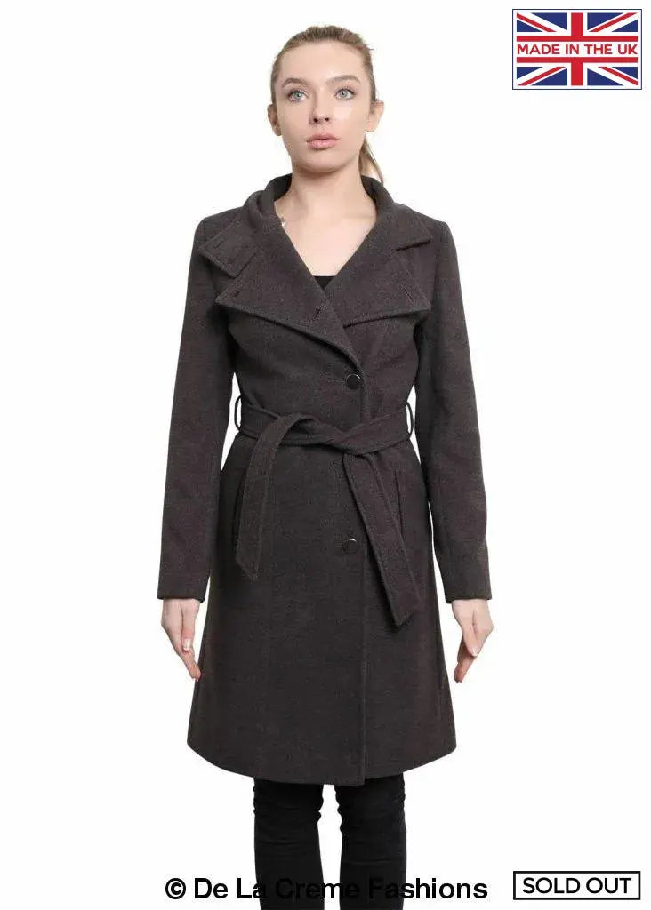 De La Creme - Womens Hip Length Keep It Simple Coat