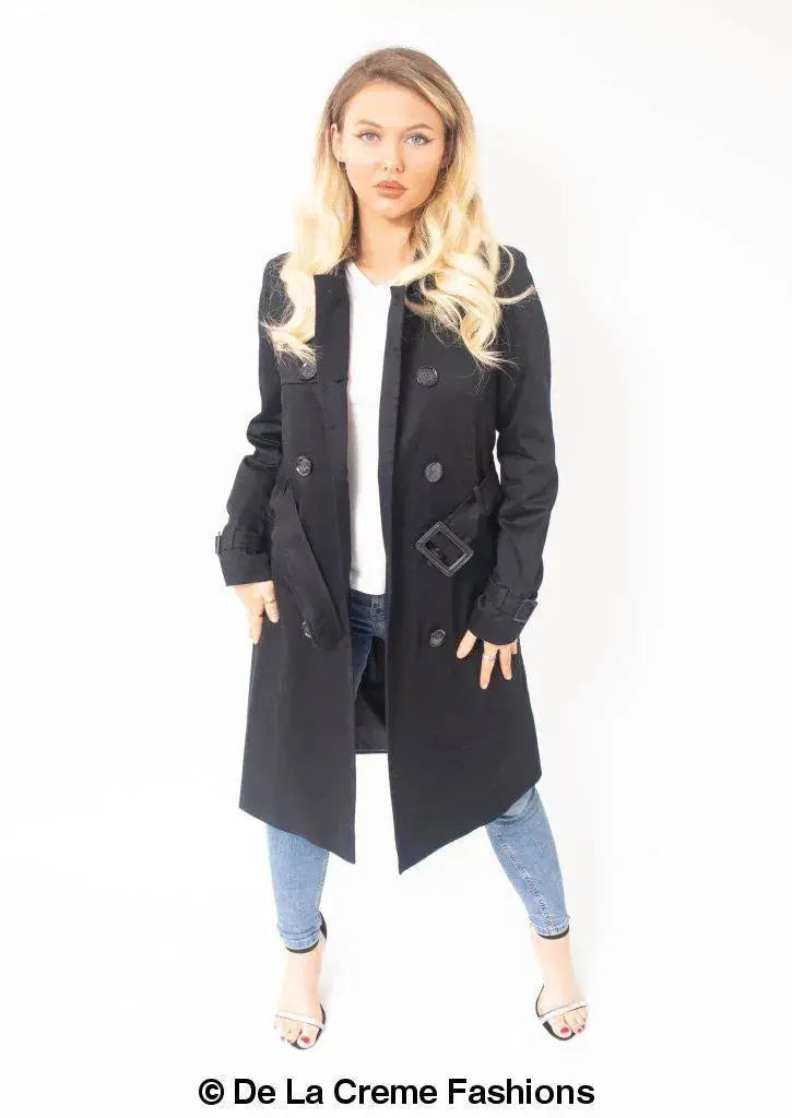 Alexis Slim Fit Trench Coat