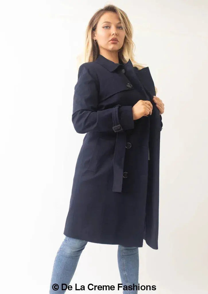 Alexis Slim Fit Trench Coat