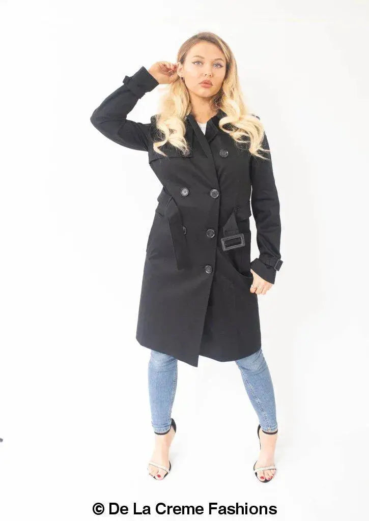 Alexis Slim Fit Trench Coat