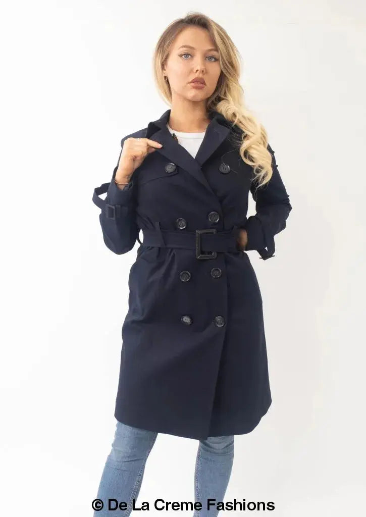 Alexis Slim Fit Trench Coat