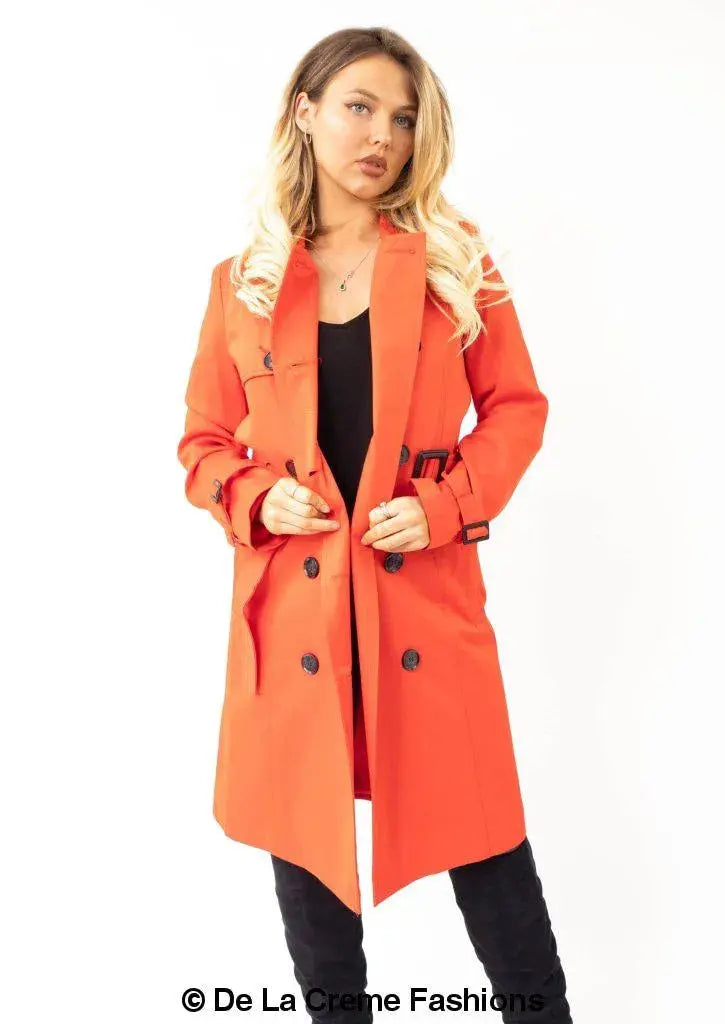 Alexis Slim Fit Trench Coat
