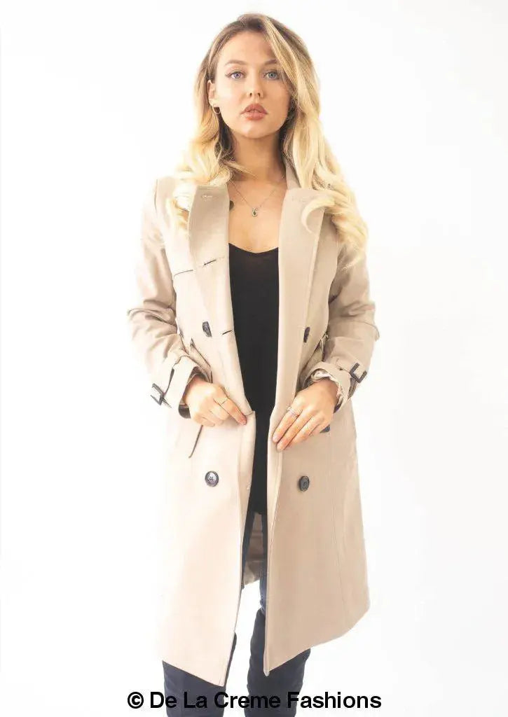 Alexis Slim Fit Trench Coat
