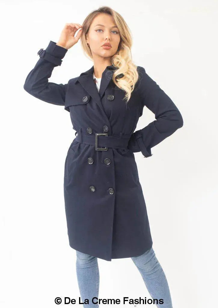 Alexis Slim Fit Trench Coat