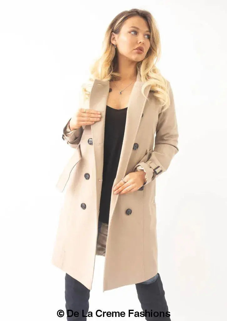 Alexis Slim Fit Trench Coat