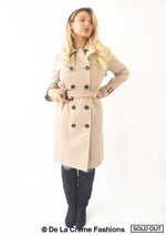 Alexis Slim Fit Trench Coat