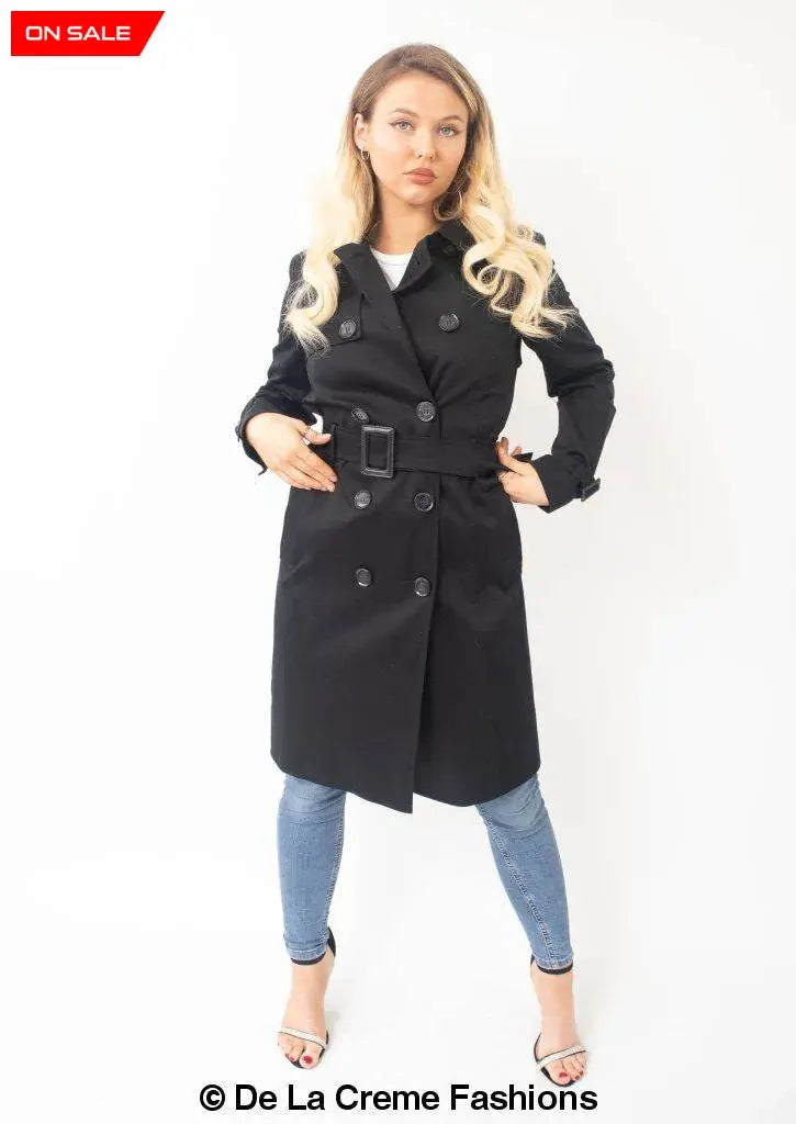 Alexis Slim Fit Trench Coat