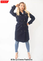 Alexis Slim Fit Trench Coat