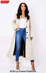 De La Creme - Women's Spring/Summer Long Mac Coat