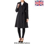 De La Creme - Womens Wool & Cashmere Blend Military Coat