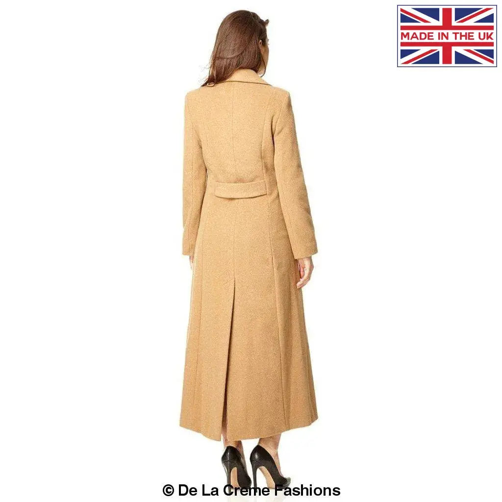 Megan Wool & Cashmere Blend Double Breasted Winter Coat