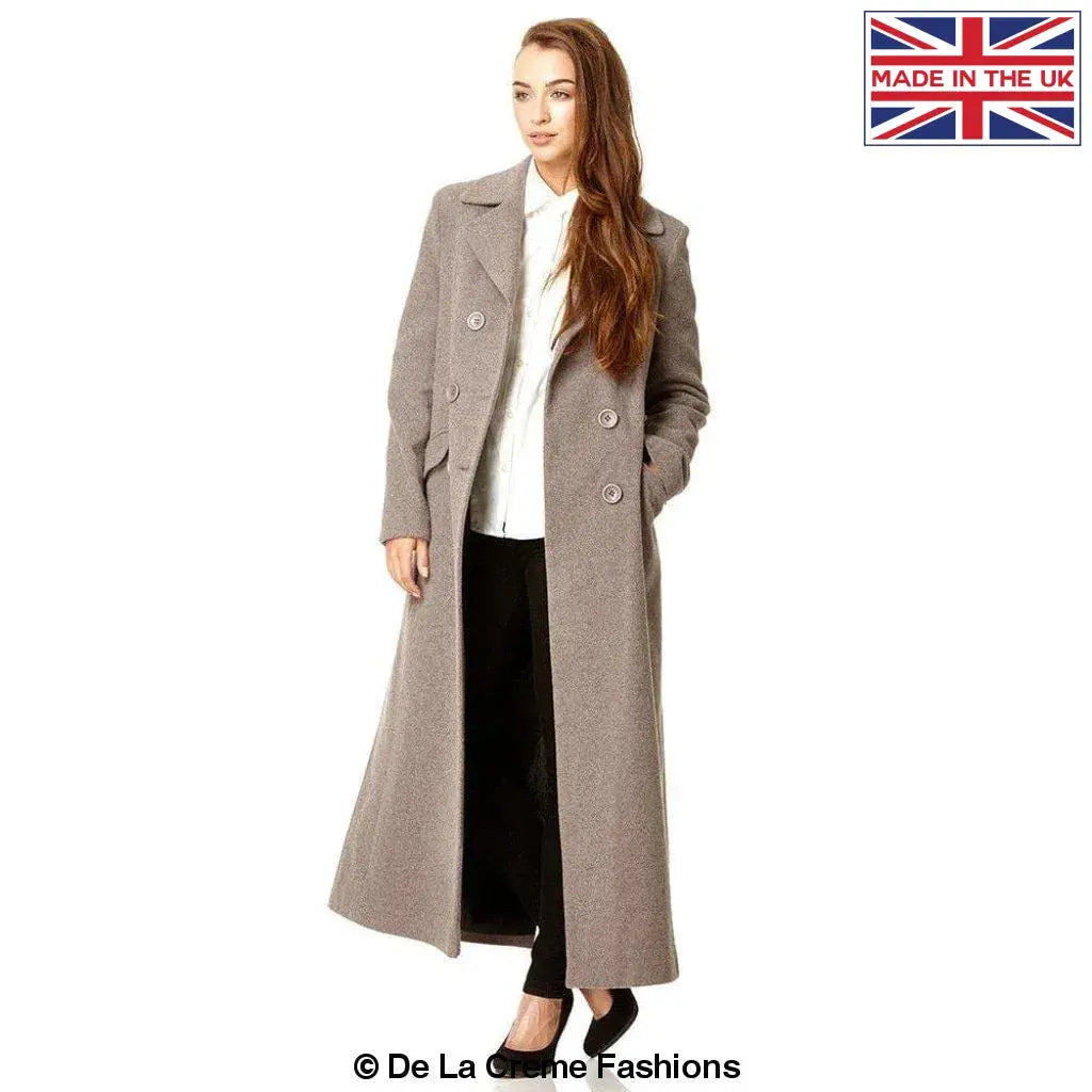 Megan Wool & Cashmere Blend Double Breasted Winter Coat