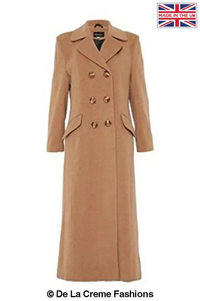 Megan Wool & Cashmere Blend Double Breasted Winter Coat