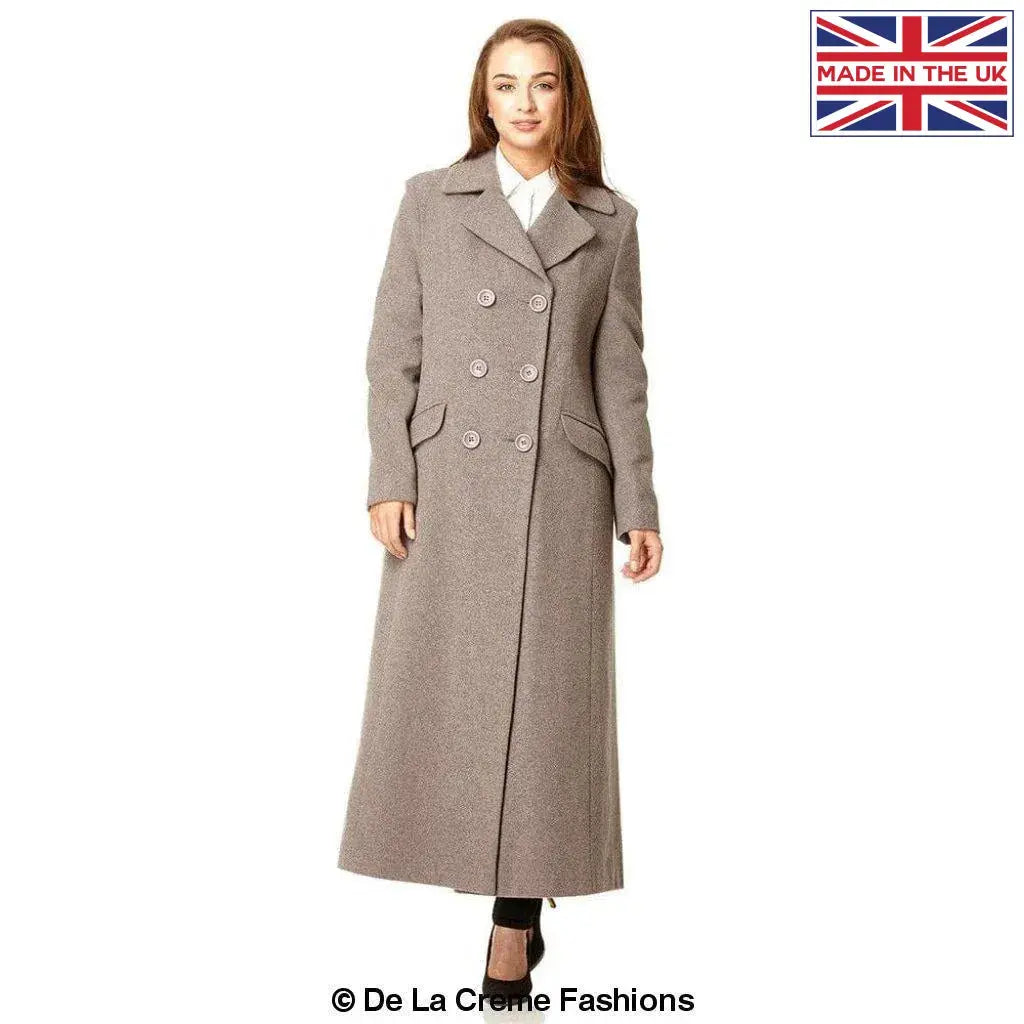 Megan Wool & Cashmere Blend Double Breasted Winter Coat