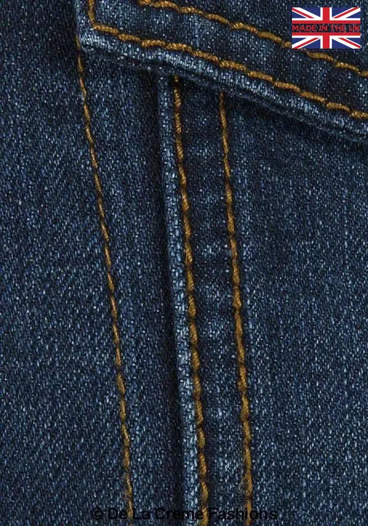 Brave Soul - Men's Camo Print Denim Jacket