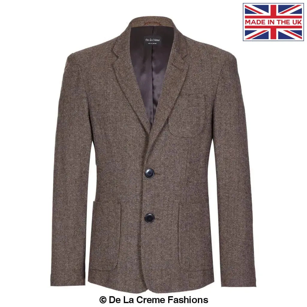 De La Creme MAN - Men's Wool & Cashmere Blend Blazer