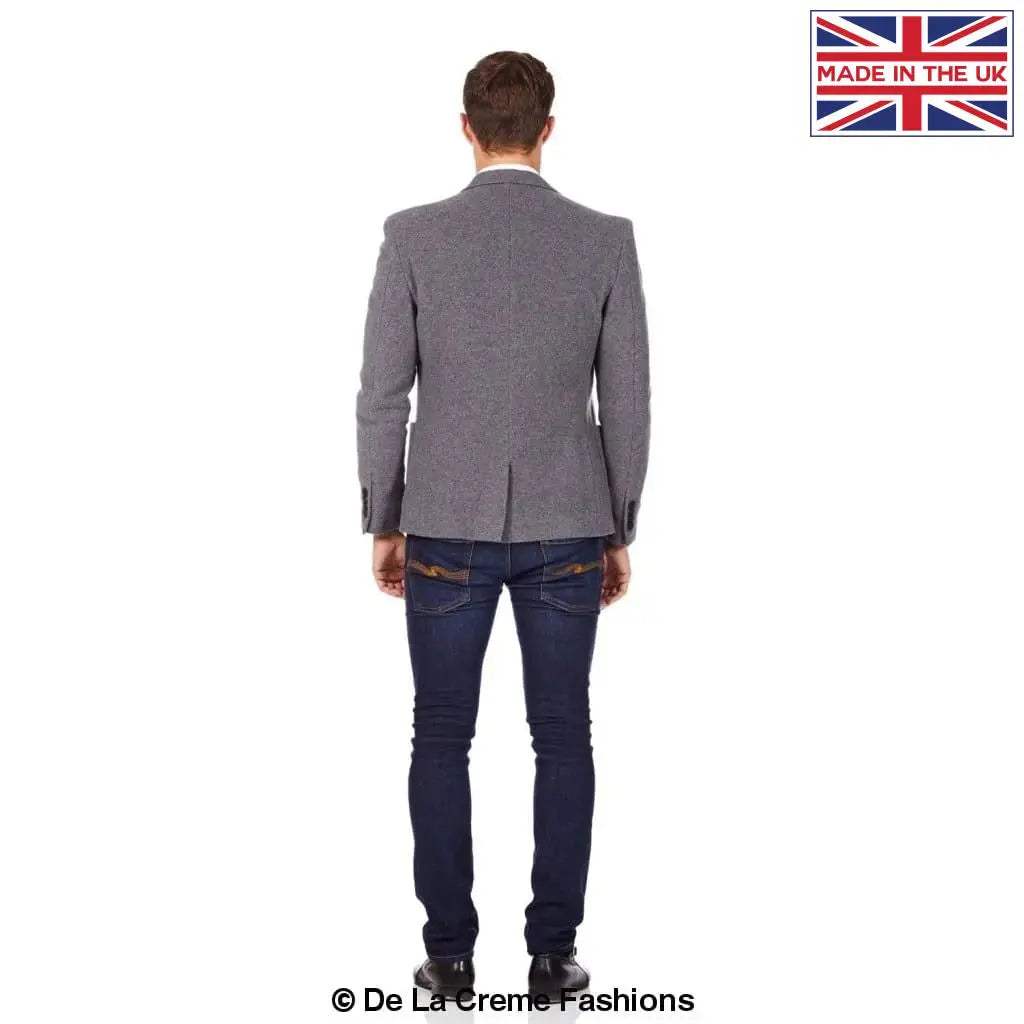 De La Creme MAN - Men's Wool & Cashmere Blend Blazer