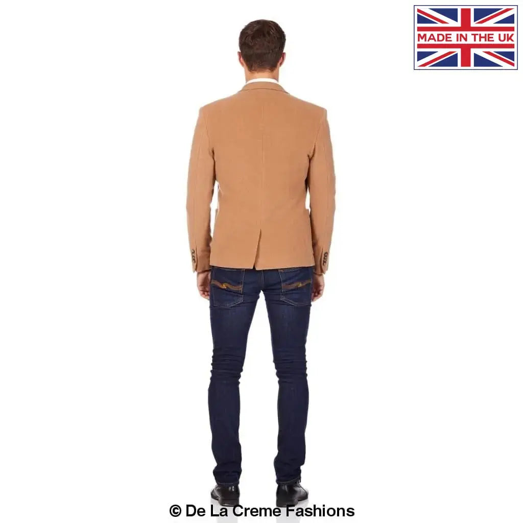De La Creme MAN - Men's Wool & Cashmere Blend Blazer