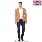 De La Creme MAN - Men's Wool & Cashmere Blend Blazer