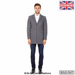 De La Creme MAN - Wool Blend Covert Winter Coat
