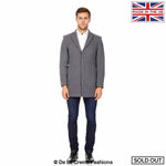 De La Creme MAN - Wool Blend Covert Winter Coat