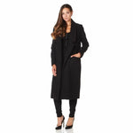 De La Creme - Womens Faux Wool Wrap Coat