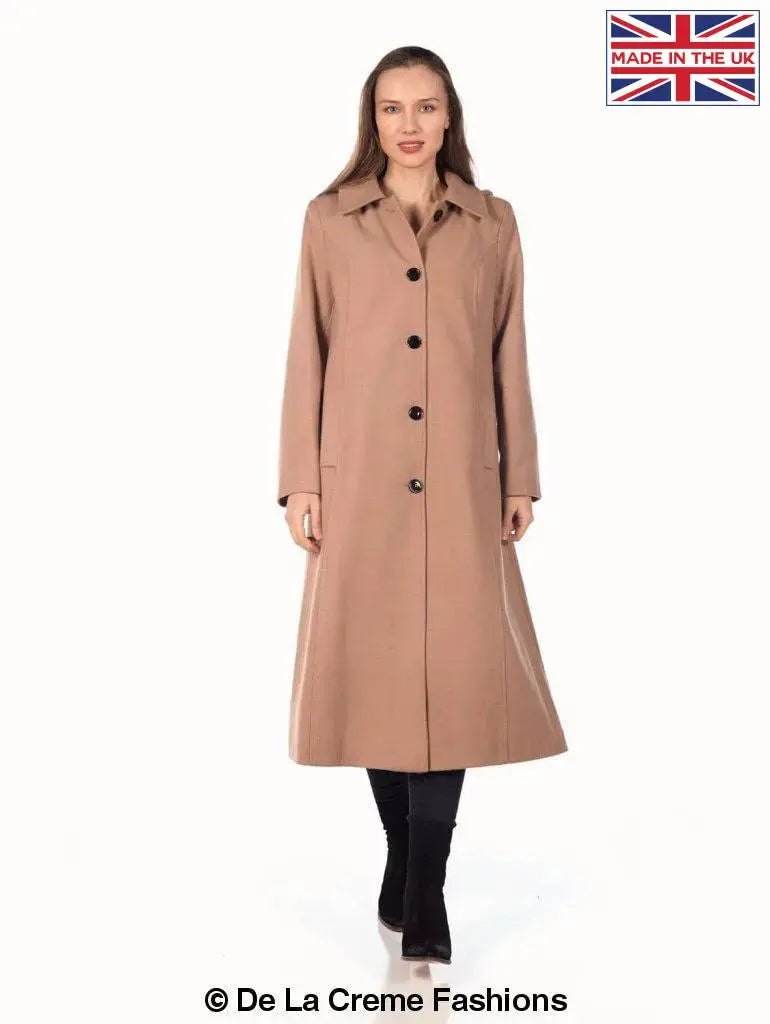 De La Creme - Womens Longline Hooded Winter Coat