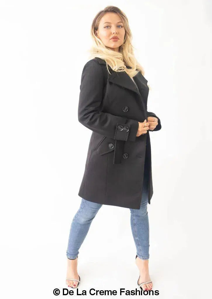 Alice Mid Length Belted Mac Coat
