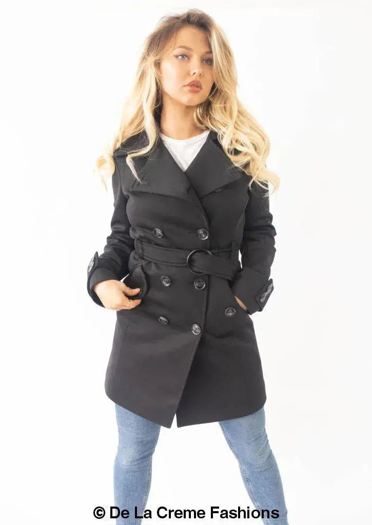 Alice Mid Length Belted Mac Coat